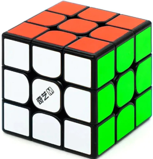 Кубик 3х3 QiYi MoFangGe MS Pro Magnetic на наклейках